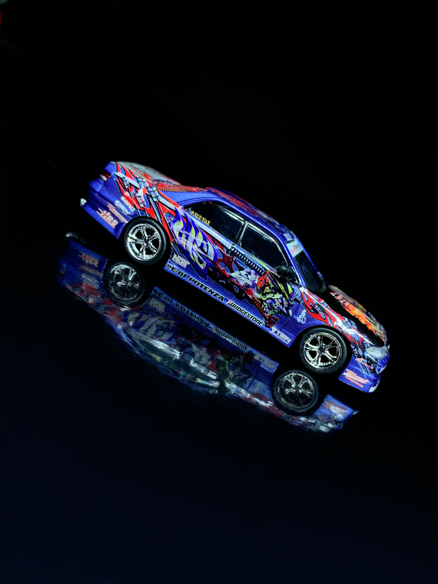Toyota Mark II JZX100 Team Weld 1/64 Custom Tarmac Model