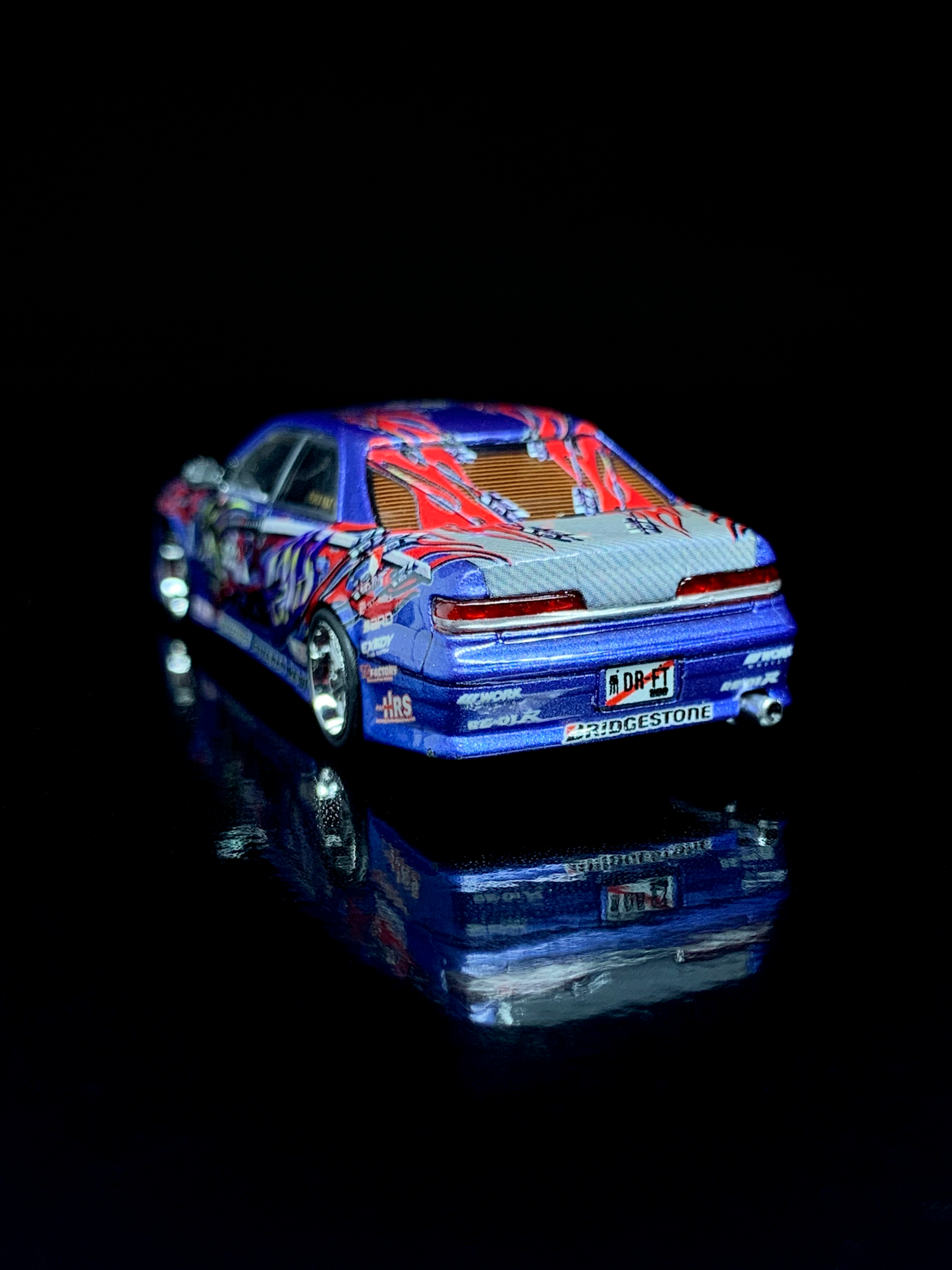 Toyota Mark II JZX100 Team Weld 1/64 Custom Tarmac Model