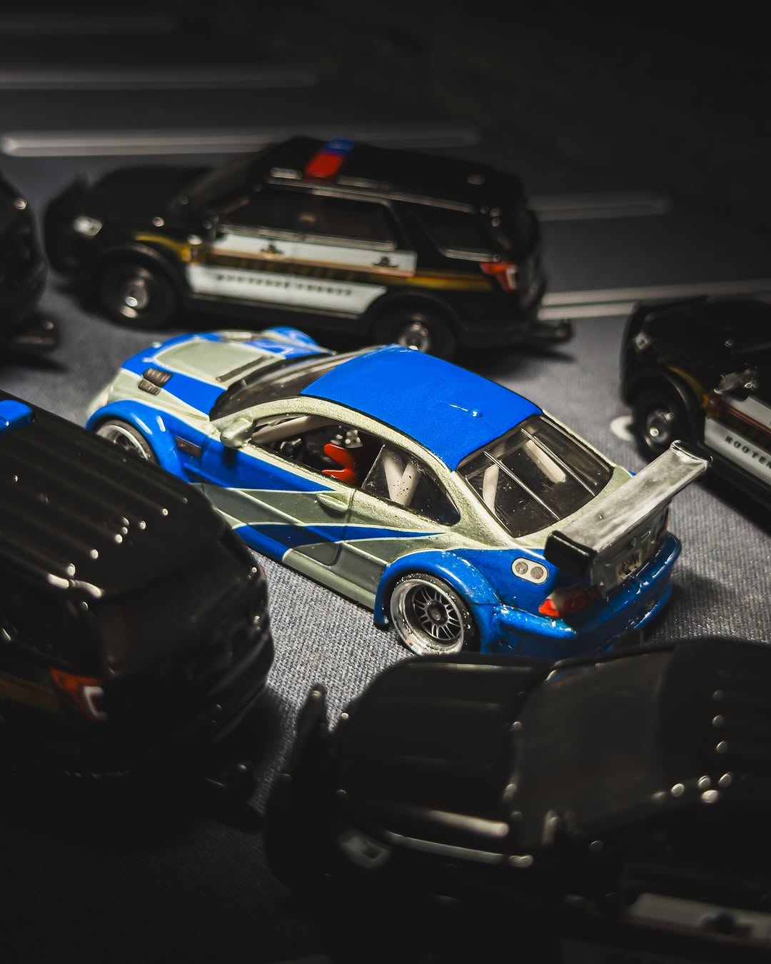BMW M3 GTR Need for Speed Most Wanted Waterslide decals 1:64 for HW e46