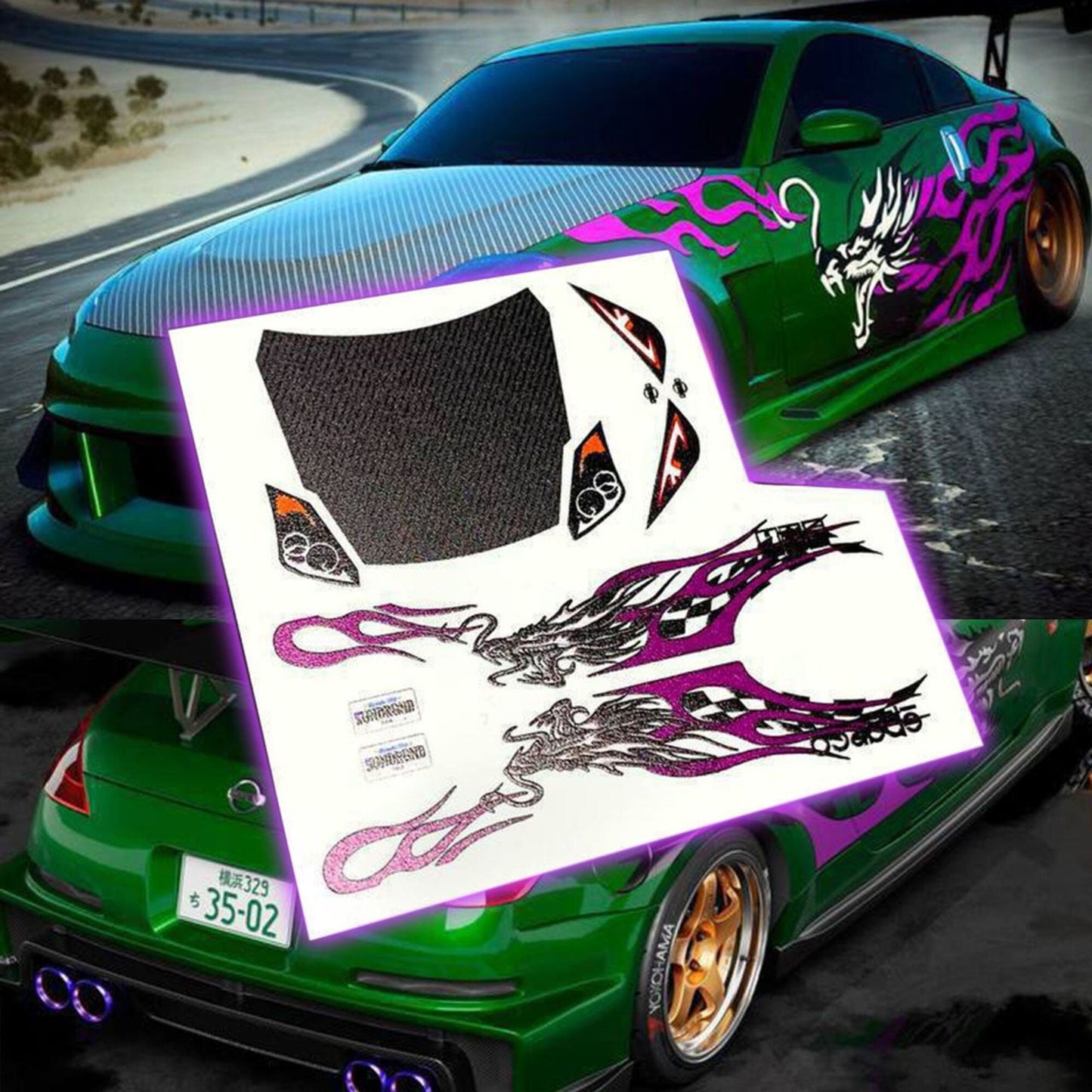 1:64 Need for Speed Rachel's 350z Waterslide decals