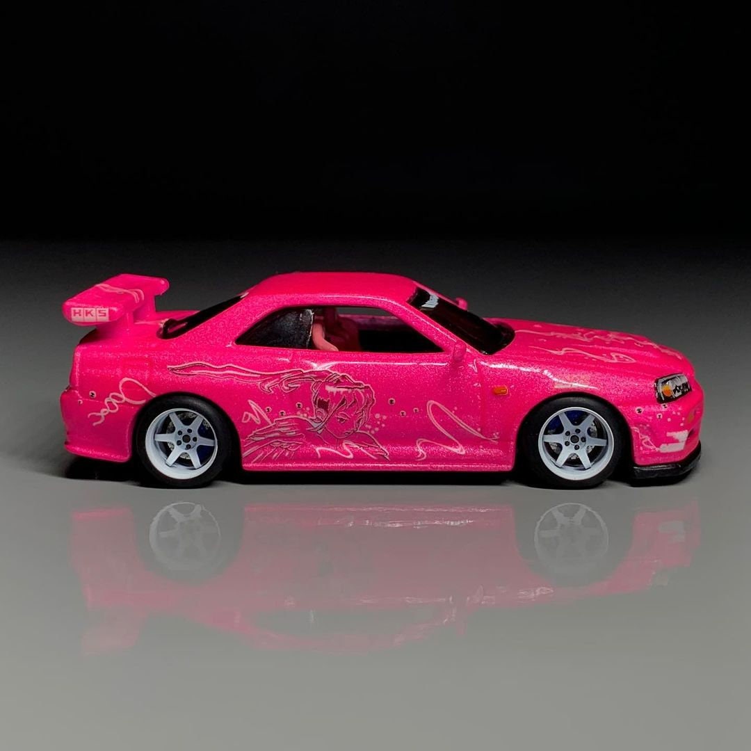 1/64 1/24 1/18 Fast&Furious Suki S2000 Johnny Tran S2000 Waterslide Decals 1:64