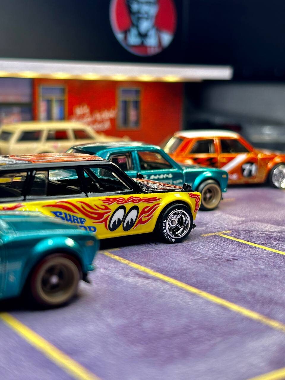 Datsun 510 HW Japan Convention 2019 Waterslide decals 1:64