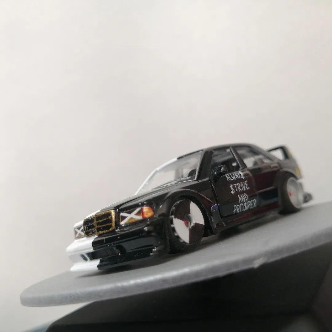 1/64 and 1/24 Asap Rocky Need for Speed Mercedes 190e Waterslide decals