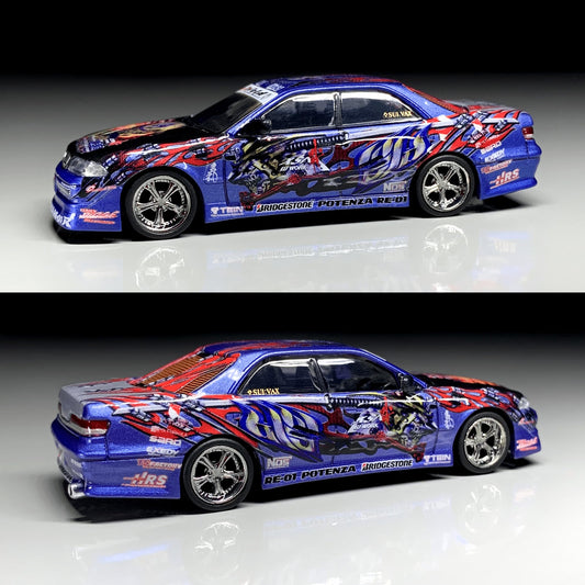 1/64 & 1/24 Weld Toyota Mark 2 D1GP Waterslide decals 1:64 HW/Matchbox