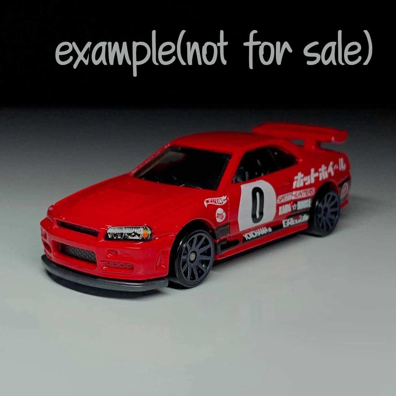 Skyline R32 R33 R34 Lights and badges Waterslide decals 1:64 for HW models