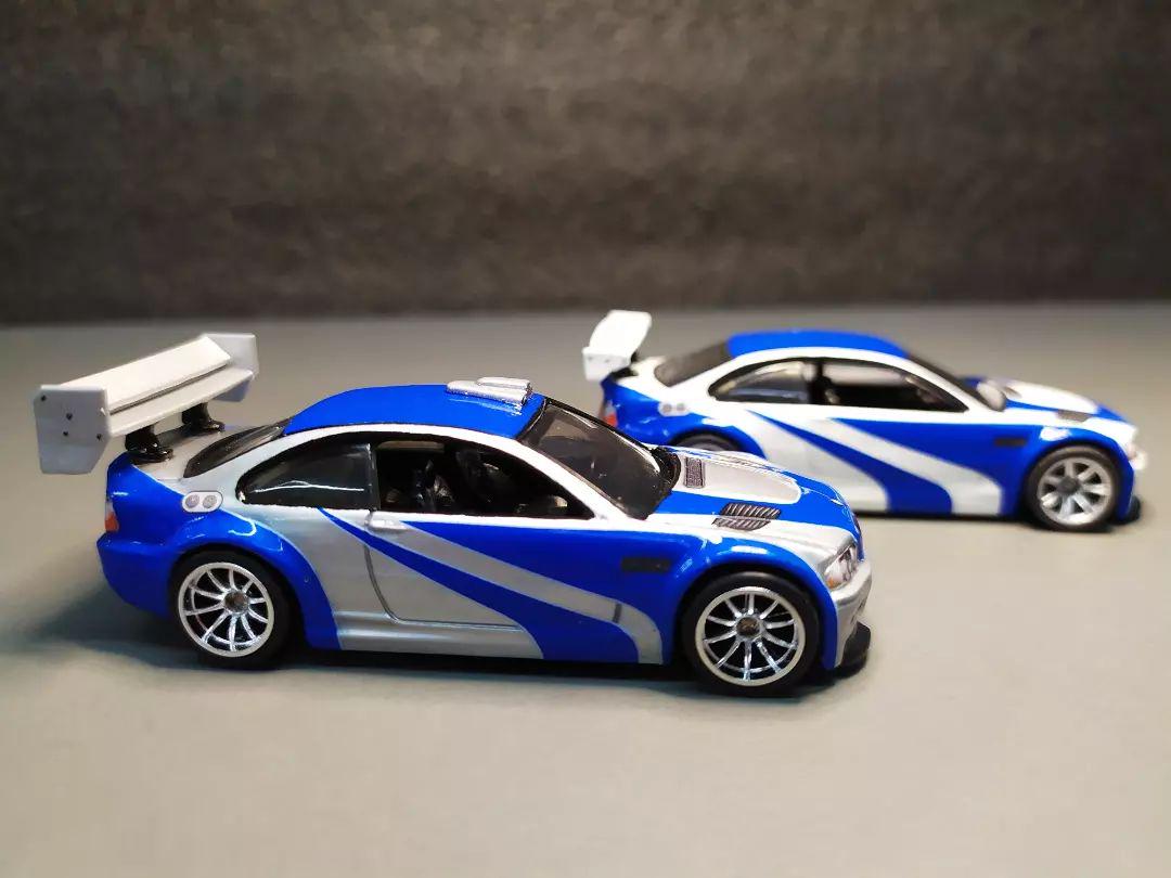 BMW M3 GTR Need for Speed Most Wanted Waterslide decals 1:64 for HW e46