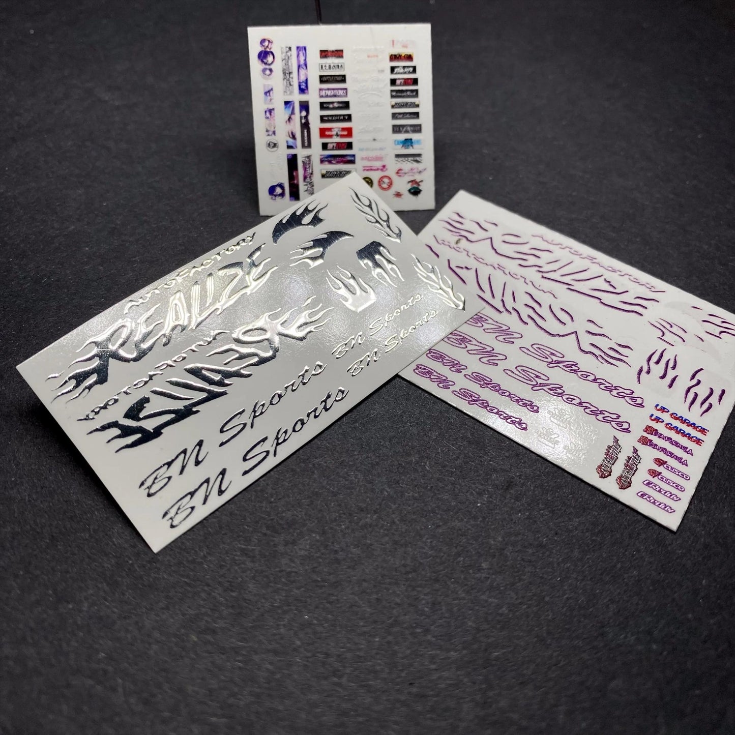1/64 1/24 Team Realize Chrome Drift livery Waterslide decals for 1:64 scale