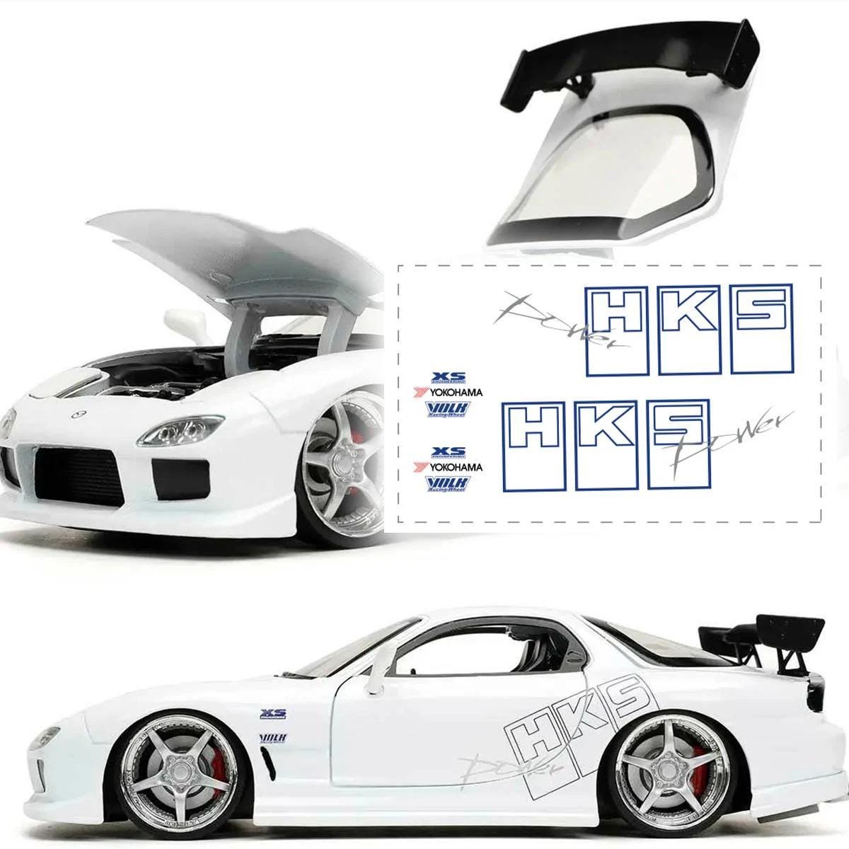 1/64 1/24 Fast&Furious Mazda RX7 HKS Waterslide decals