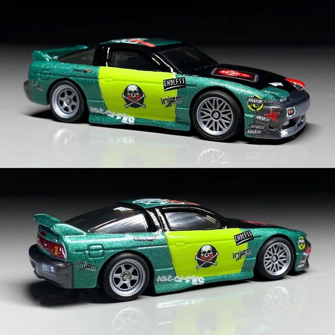 1/64 1/24 NFS ProStreet Ryan Cooper 240sx White Toner Waterslide decals