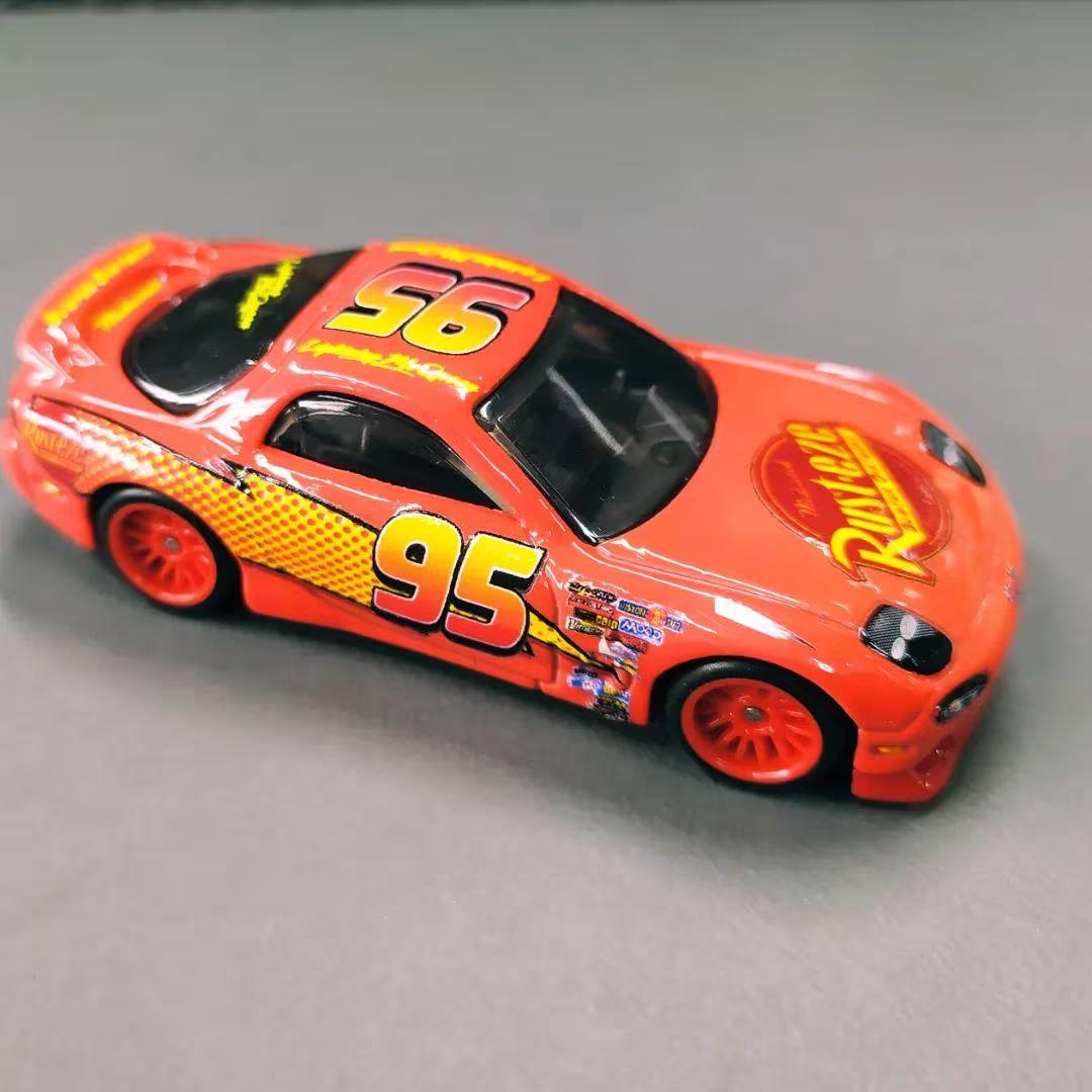 1/64 Lightning McQueen White Toner Waterslide decals for 1:64 scale Cars