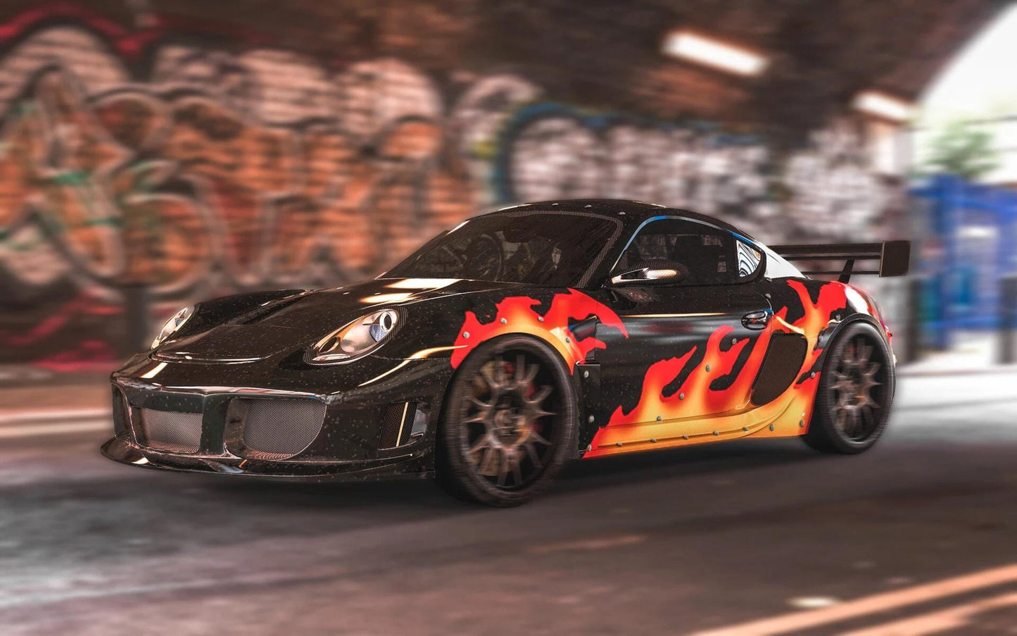Need for Speed Most Wanted Baron's Porsche White Toner Waterslide decals for 1:64 scale