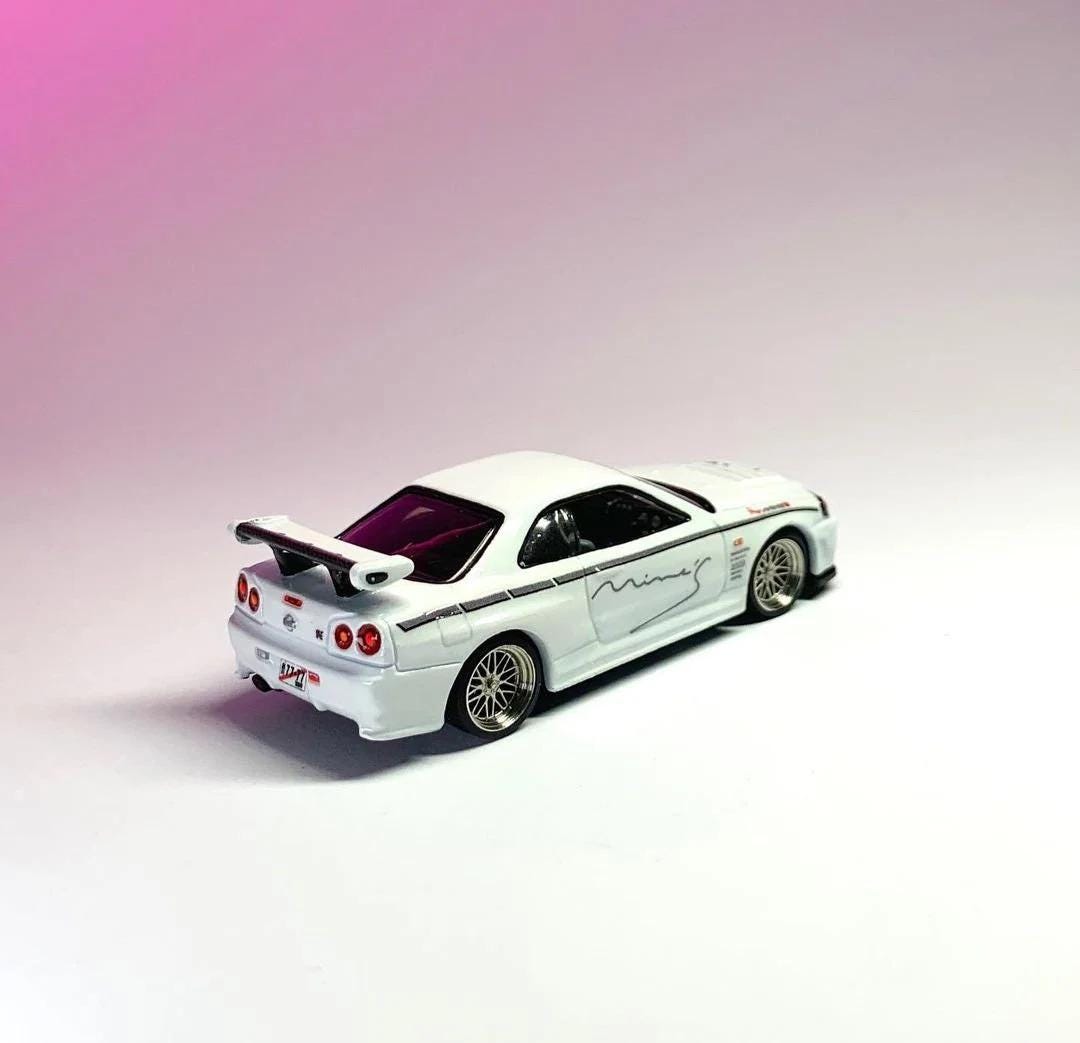 1/24 1/64 Nissan Skyline Mine's White Toner Waterslide decals