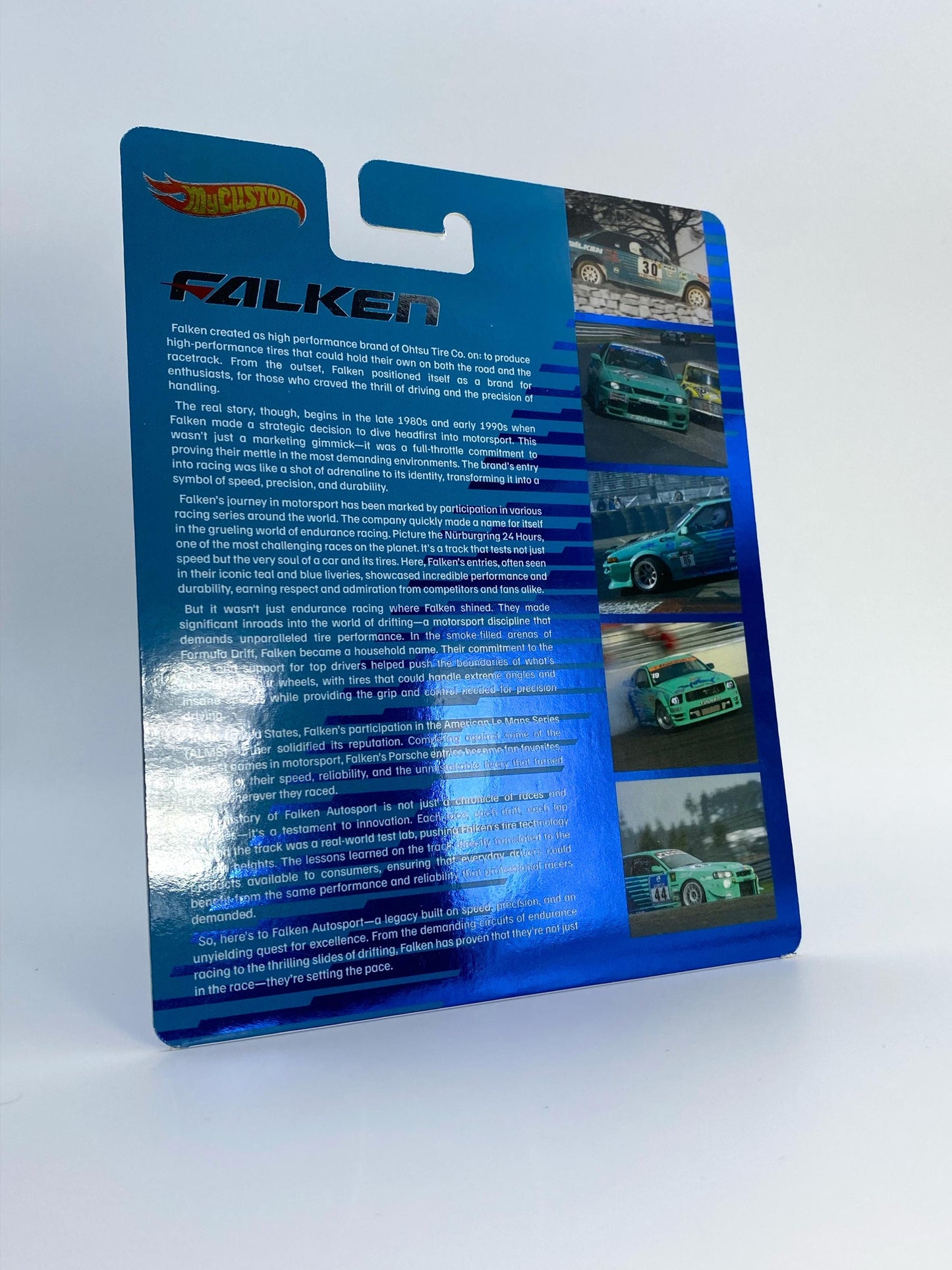 Chromed/foil Falken CUSTOM Premium card for HW models
