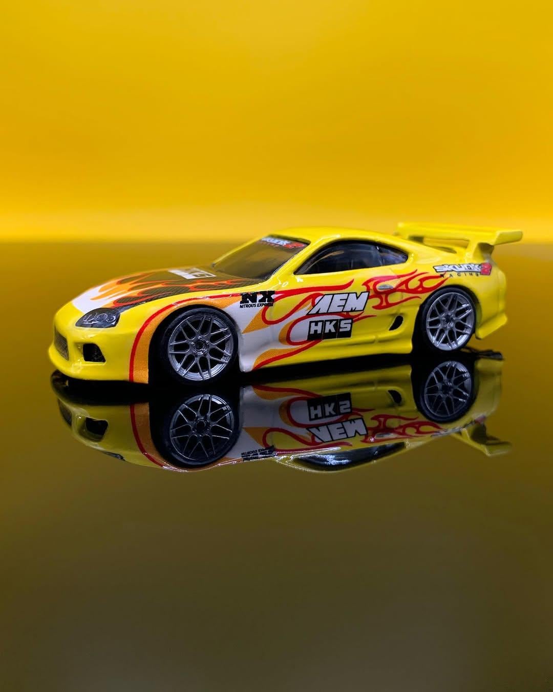 1:64 NFS Underground Intro/Trailer Toyota Supra | White Toner Waterslide decals