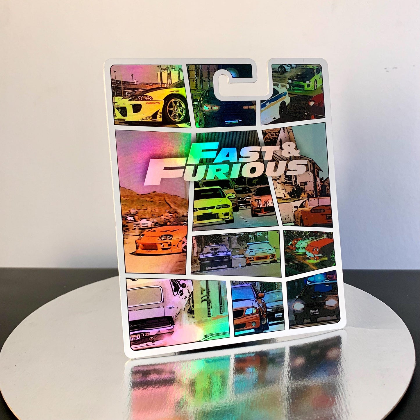 The Fast and The Furious Holographic foil CUSTOM Premium card for HW and other 1/64 models