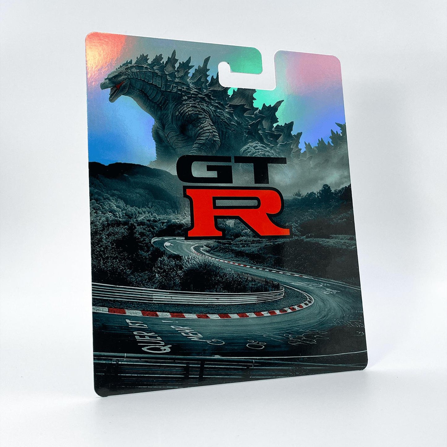 GodZilla GT-R Holographic foil CUSTOM Premium card for HW and other 1/64 models