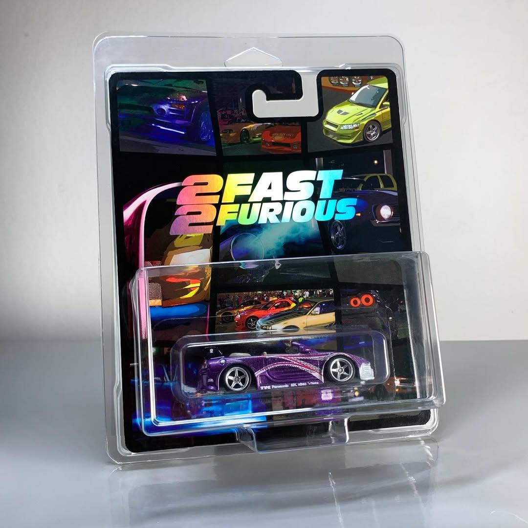 2 Fast 2 Furious Holographic foil CUSTOM Premium card for HW and other 1/64 models