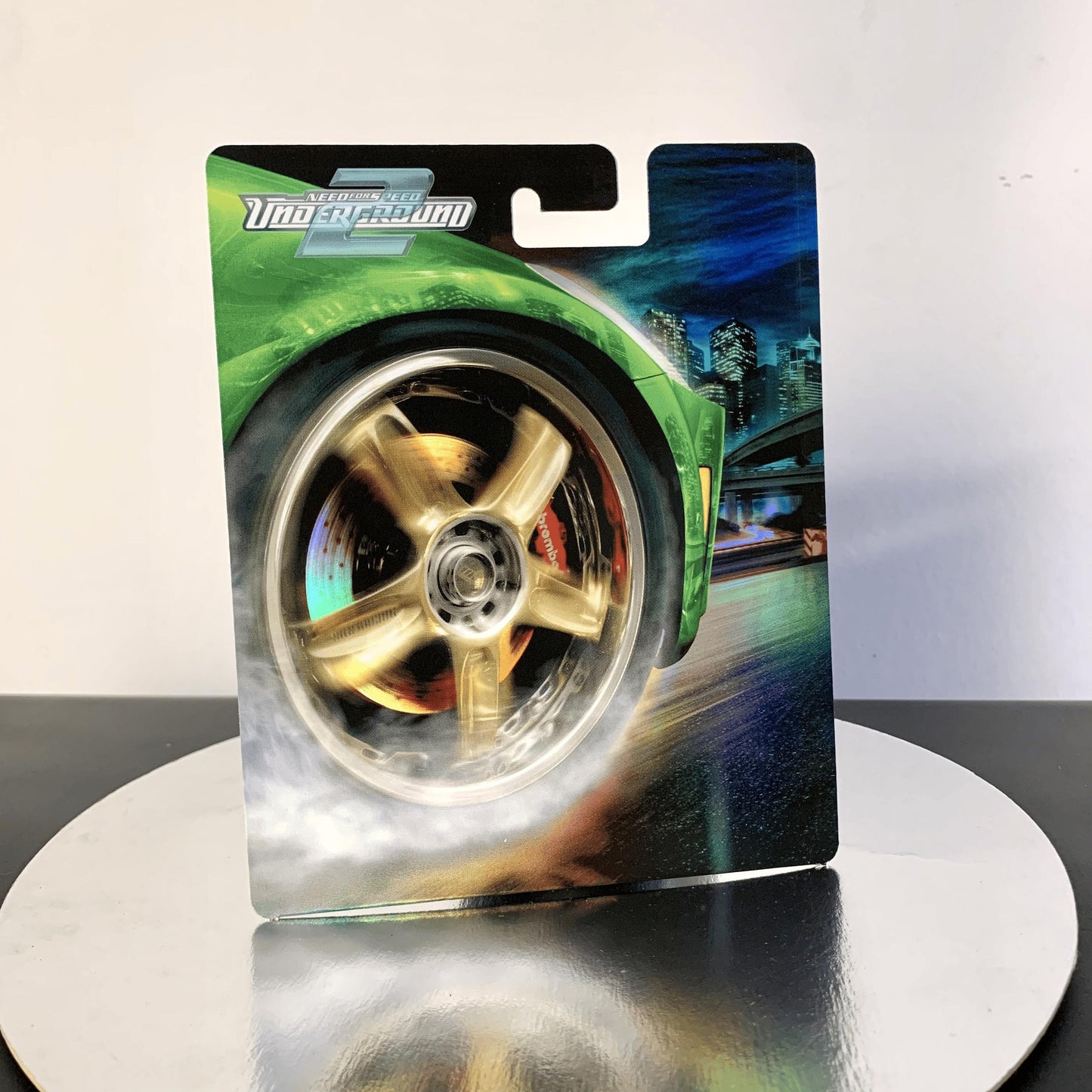 Need for Speed Underground 2 Holographic foil CUSTOM Premium card for HW and other 1/64 models
