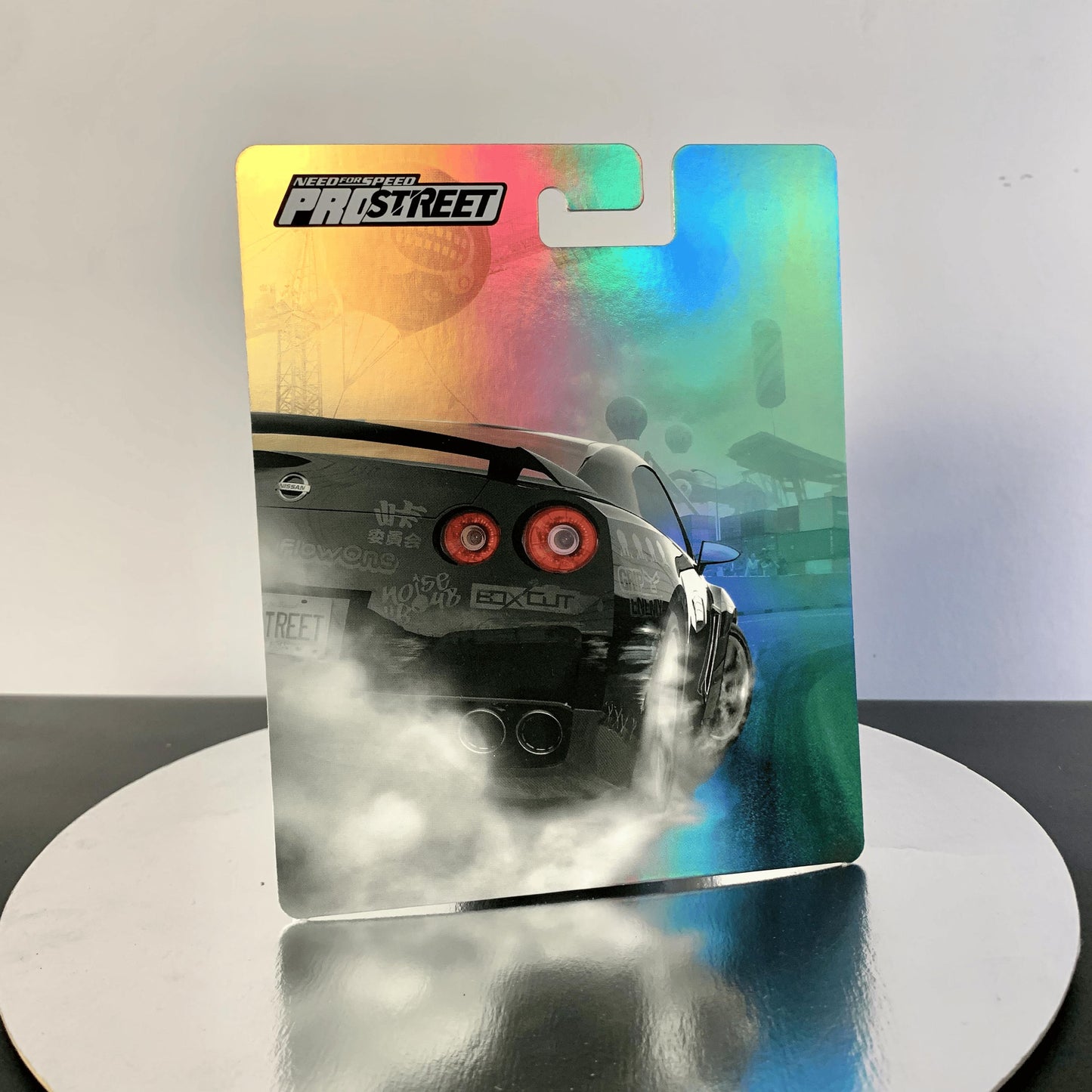 Need for Speed Pro Street Holographic foil CUSTOM Premium card for HW and other 1/64 models