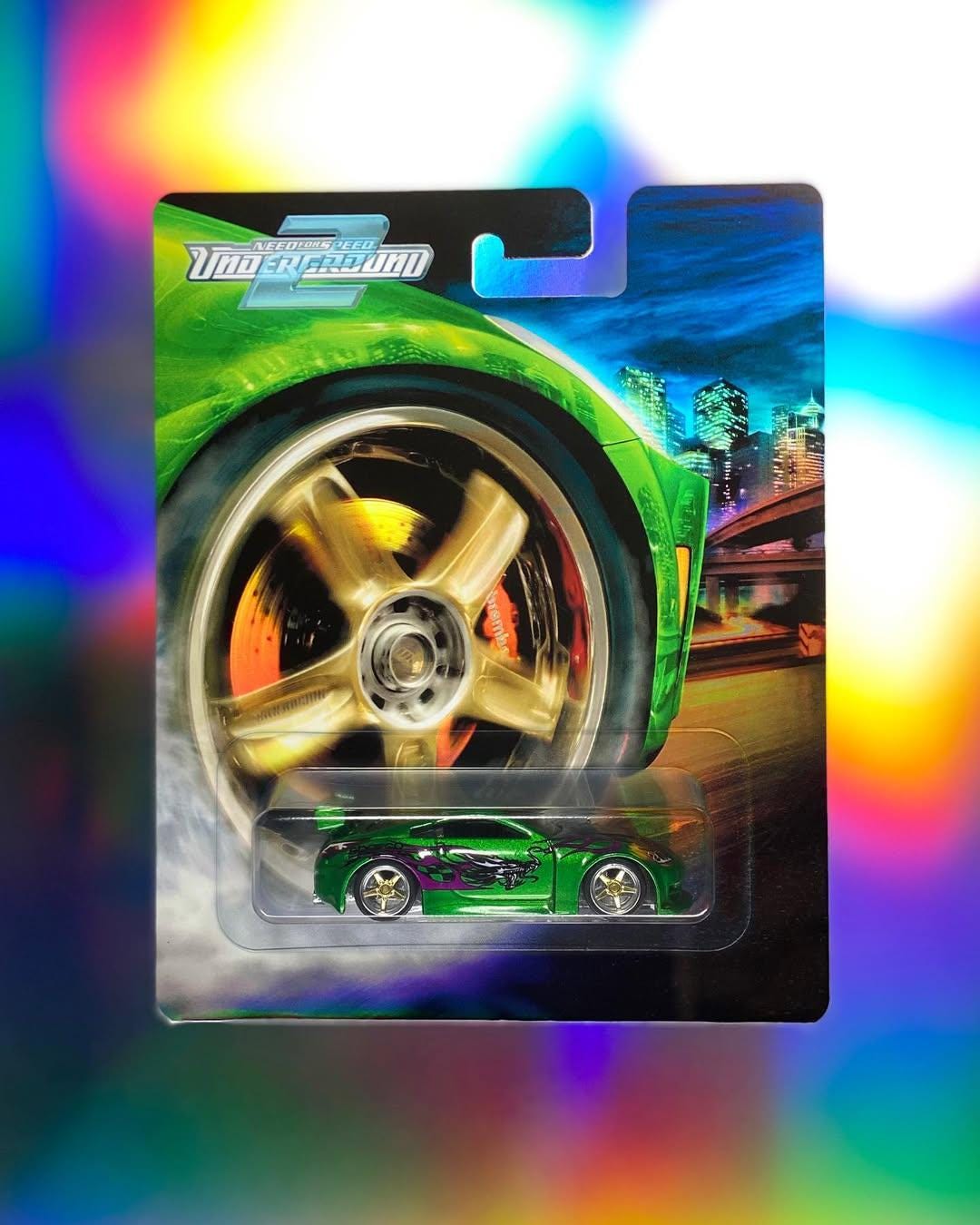 Need for Speed Underground 2 Holographic foil CUSTOM Premium card for HW and other 1/64 models