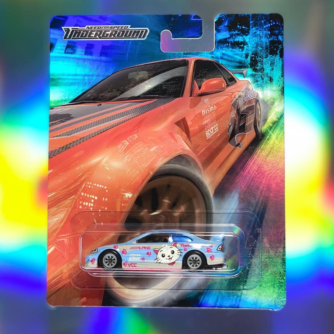 Need for Speed Underground Holographic foil CUSTOM Premium card for HW and other 1/64 models