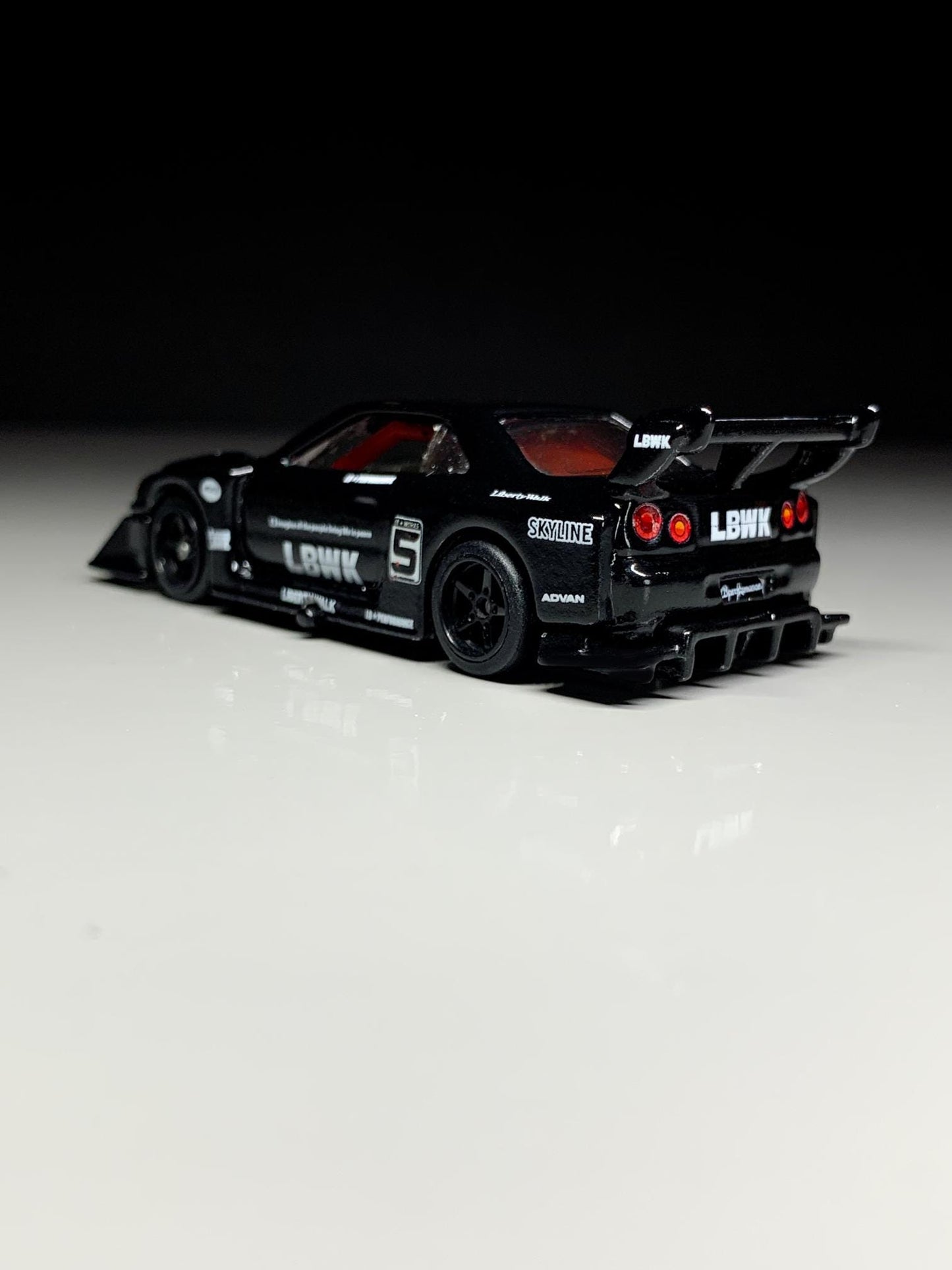 1/64 1/24 CHASE LBWK Super Silhouette Works R34 Skyline Liberty Walk livery