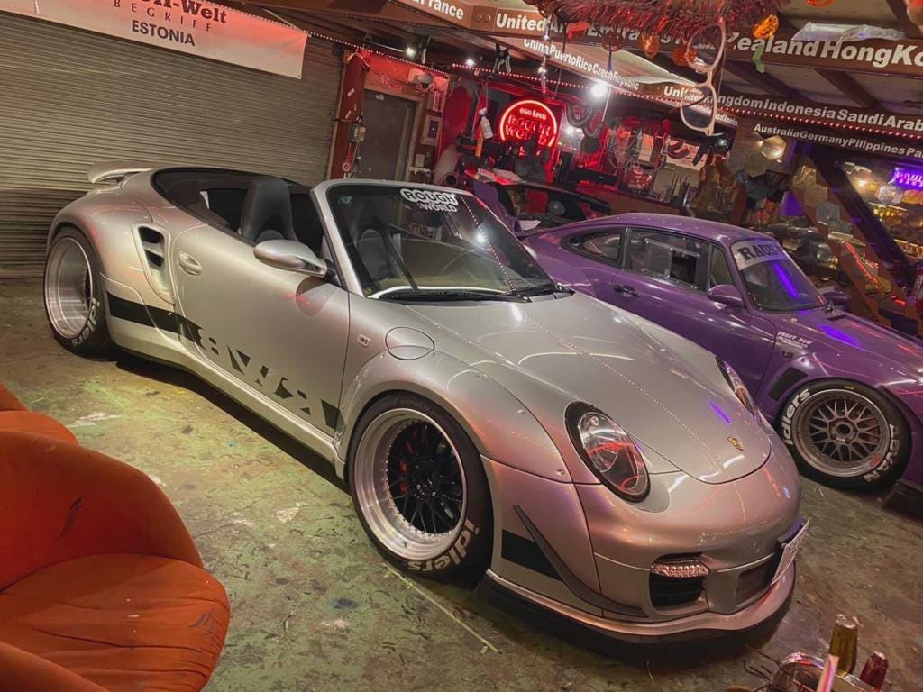 3 in 1 RWB Porsche 964 930 993 Waterslide decals for 1:64 models Rauh Welt Begriff livery