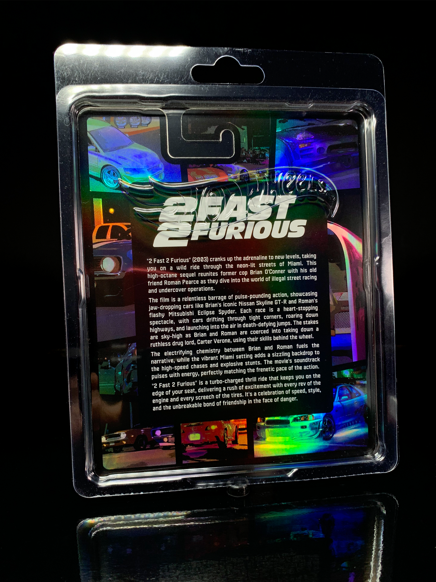 Brian O'conner's Nissan Skyline R34 Reversed Chromy 1:64 Hot Wheels Custom