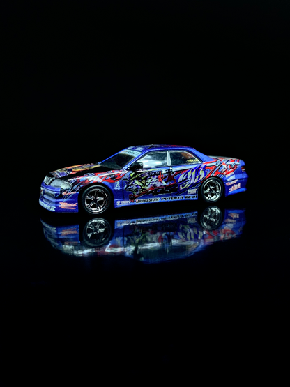 Toyota Mark II JZX100 Team Weld 1/64 Custom Tarmac Model