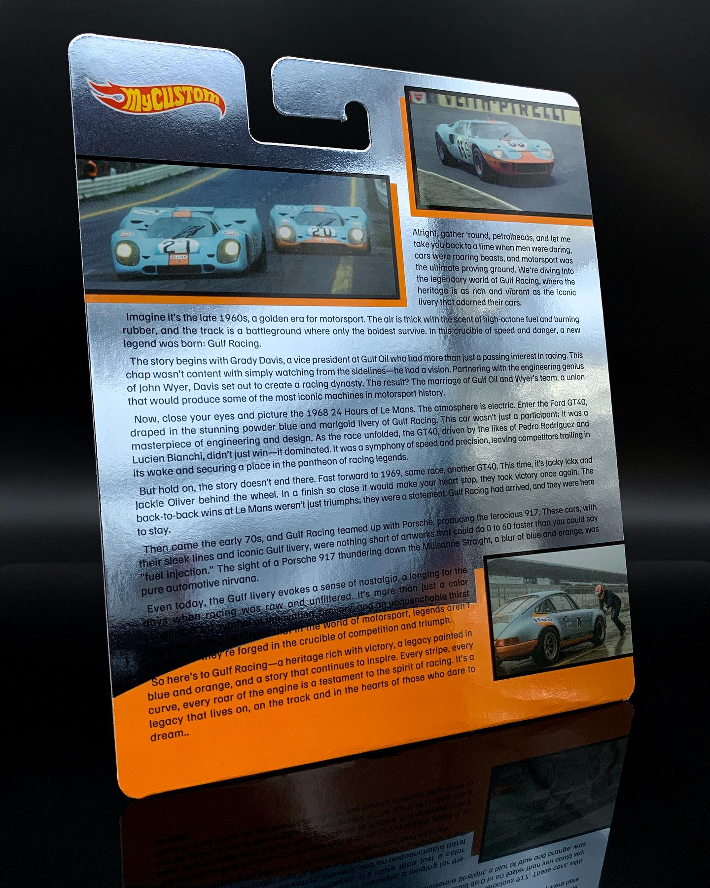 Gulf Chevy Camaro Custom Hot Wheels