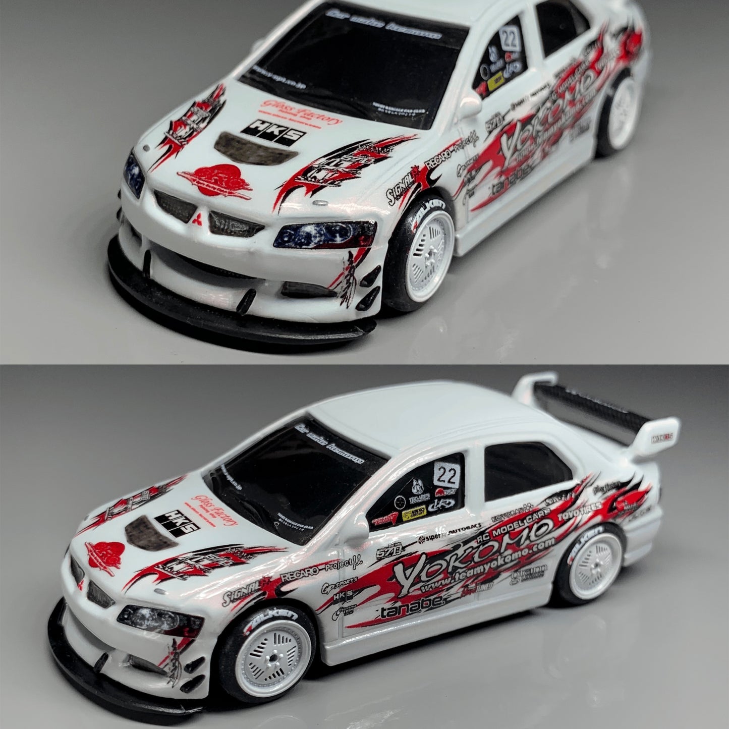 Yokomo D1GP Drift Livery Waterslide Decals for 1:64 1:24 Models