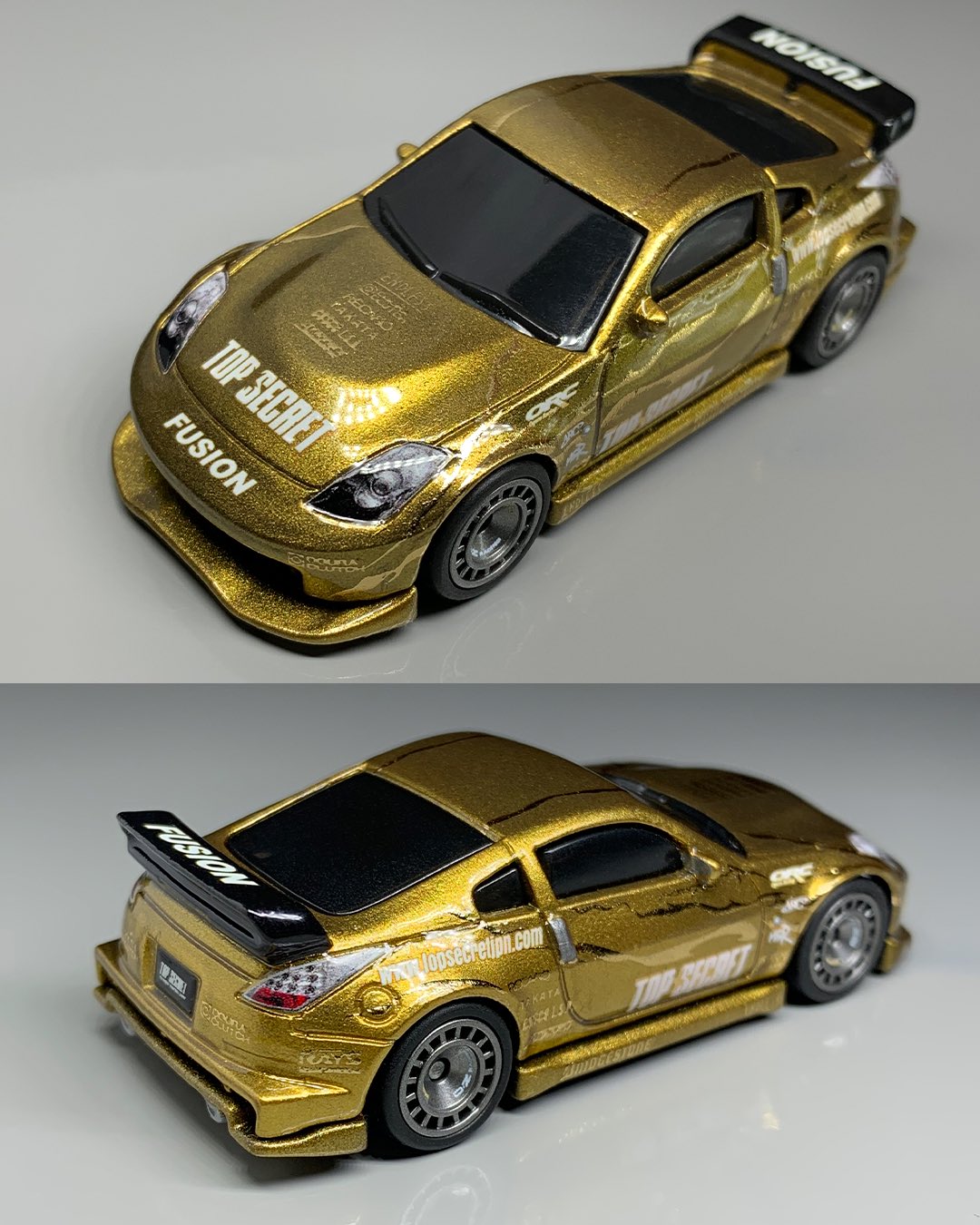 Top Secret 350z Custom Hot Wheels model