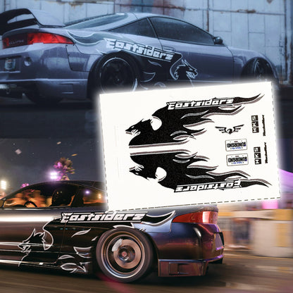 1/64 1/24 Need for Speed Eastsiders Skyline r34 & Team White Toner Waterslide decals