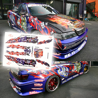 1/64 & 1/24 Weld Toyota Mark 2 D1GP Waterslide decals 1:64 HW/Matchbox