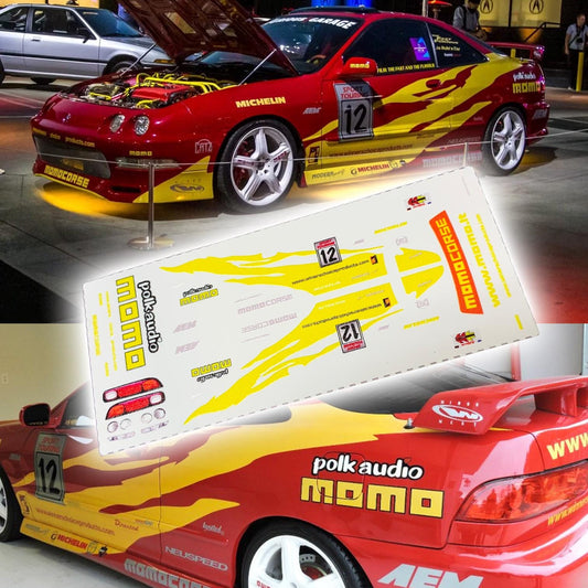 1/64 1/24 Edwin's MOMO Integra The Fast and the Furious  | HW Decals 1:64