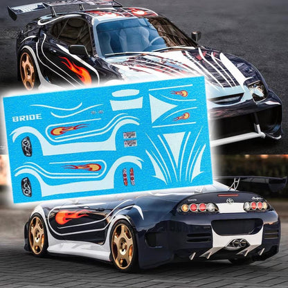 Vic's Supra White Toner NFS Most Wanted Waterslide Decals for 1:64 scale