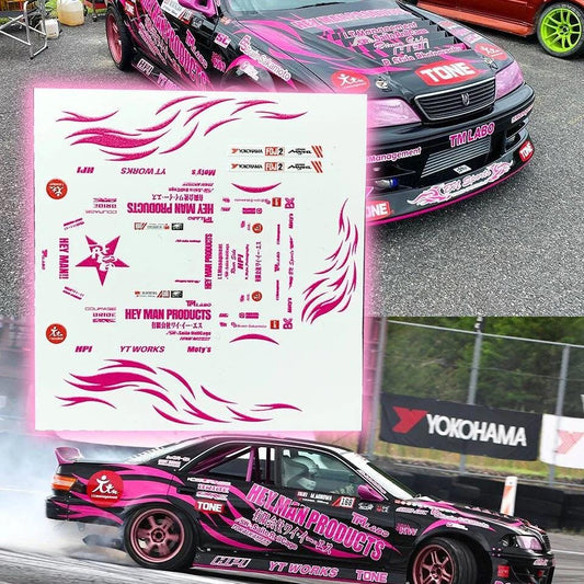 1/64 1/24 Masayo Minowa's Drift livery Waterslide decals