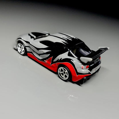 Need for Speed Most Wanted Izzy's Mazda RX8 White Toner Waterslide decals for 1:64 scale