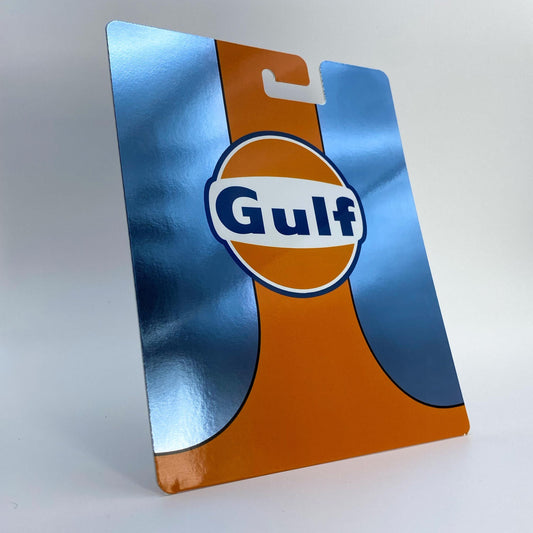 Gulf Chromed/foil CUSTOM Premium card for HW models