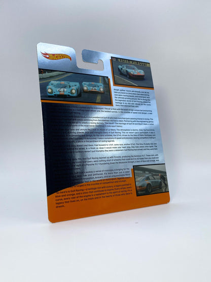 Gulf Chromed/foil CUSTOM Premium card for HW models
