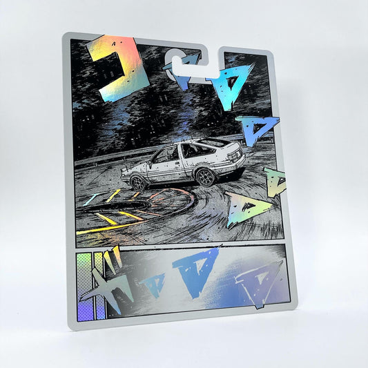 Initial D Holographic foil CUSTOM Premium card for HW and other 1/64 models
