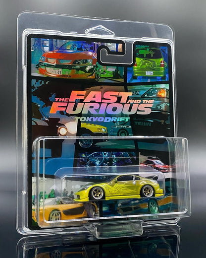 Tokyo Drift The Fast and The Furious Holographic foil CUSTOM Premium card for HW and other 1/64 models