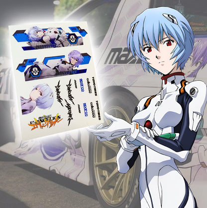 Evangelion Itasha Waterslide Decals for 1:64 models