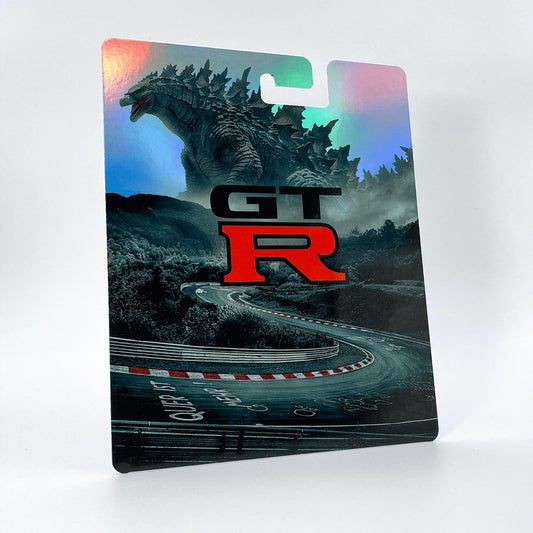 GodZilla GT-R Holographic foil CUSTOM Premium card for HW and other 1/64 models
