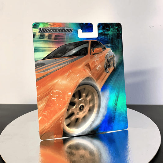 Need for Speed Underground Holographic foil CUSTOM Premium card for HW and other 1/64 models