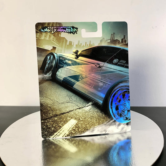 Need for Speed Most Wanted Holographic foil CUSTOM Premium card for HW and other 1/64 models