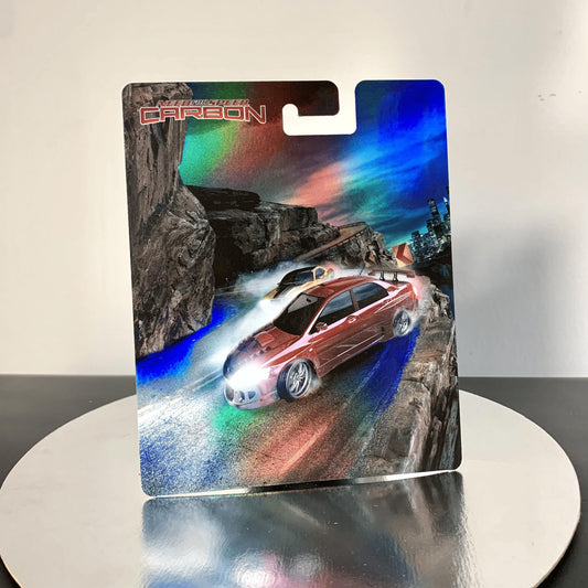Need for Speed Carbon Holographic foil CUSTOM Premium card for HW and other 1/64 models