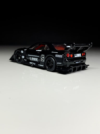1/64 1/24 CHASE LBWK Super Silhouette Works R34 Skyline Liberty Walk livery