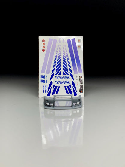 1/64 1/24 Fast&Furious Brian's R34 Waterslide Decals